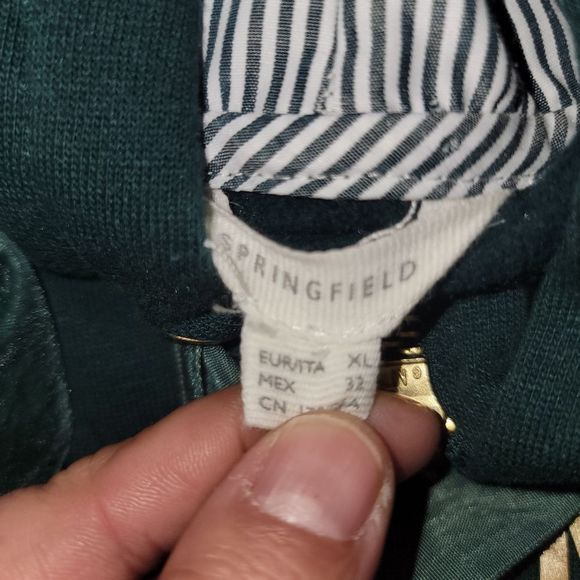 SPRINGFIELD Zip up hoodie size XL - Picture 4 of 5